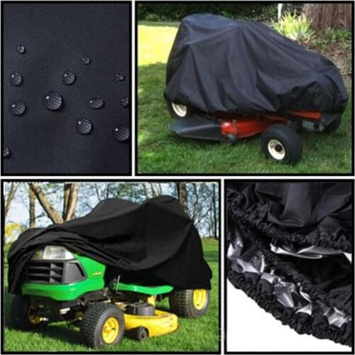 Lawn Mower Cover Anti-UV Falling Leaves Protection Cover Yard Garden Furniture Cover Waterproof Windproof Suncreen