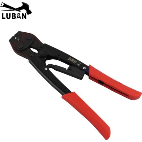 DRH-2 Crimping Plier Ratchet Crimping Tool Non-insulated terminal crimping plier 0.5-6mm2
