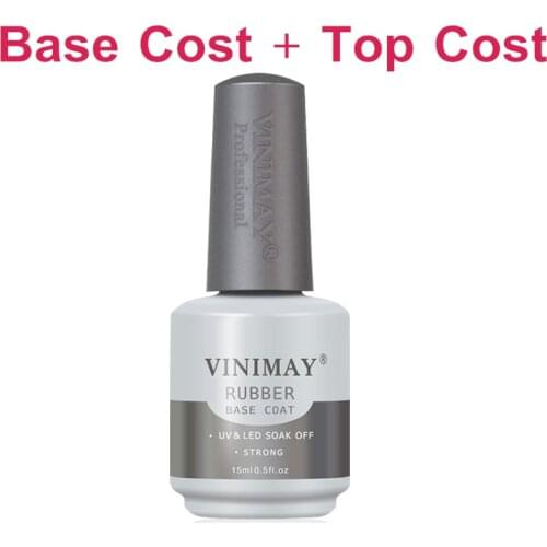 Nail Gel Rubber Base Glue Primer Gel-Polish Varnish Nail-Art Manicure-Lak Reinforce Uv-Shiny-Sealer Soak-Off-Base Foundation