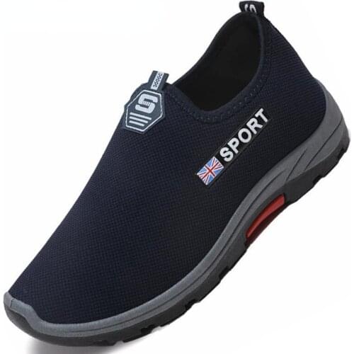 Mesh Men Shoes Summer Lightweight Sneakers Men Outdoor Casual Walking Shoes Breathable Slip on Mens Loafers Zapatillas Hombre