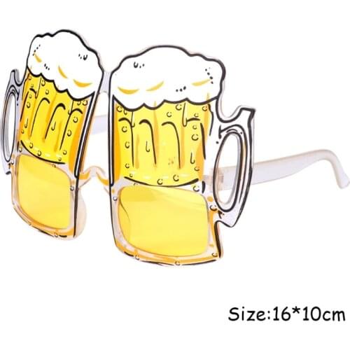 W3JA Hawaii Novelty Beer Sunglasses Glasses Fancy Dress Party Christmas Decor Gift