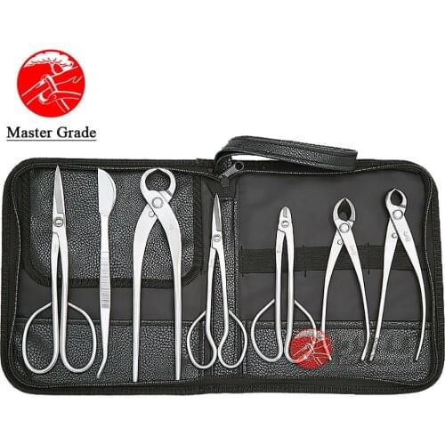Master Grade 7 PCS Bonsai tool set JTTK-03 From TianBonsai
