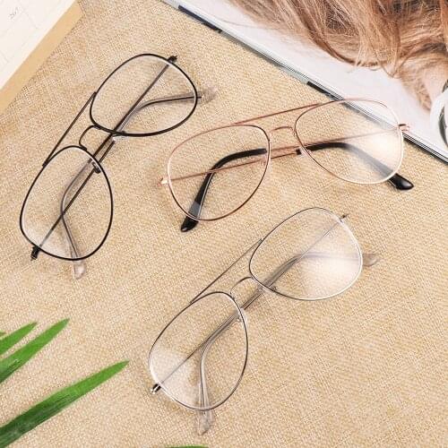 Fashion Classic Unisex Metal Vintage Oversized Myopia Glasses Ultra Light Resin Reading Glasses Vision Care -1.00~-5.0 Diopter