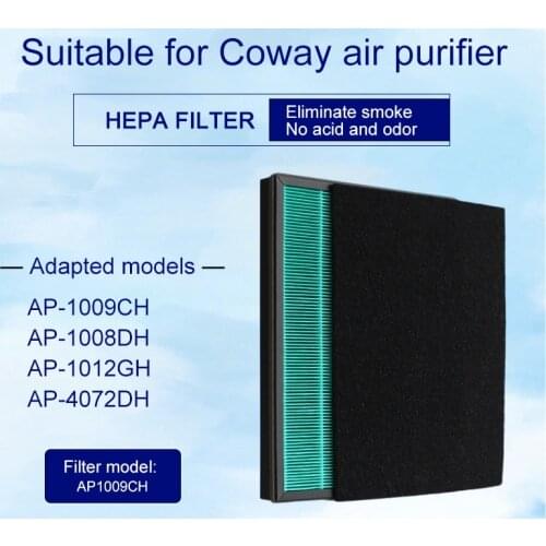 Suitable For Coway Air Purifier HEPA Filter AP-1009CH AP-1008DH AP-1012GH AP-4072DH Air Purifier Filter