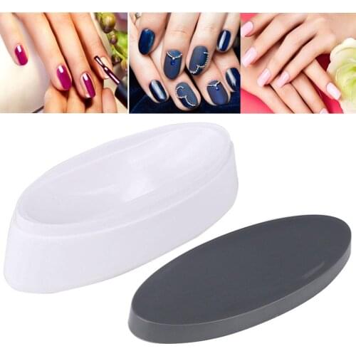 French Style Nail Art Dip Container Dipping Powder Box Moulding Mold Guides