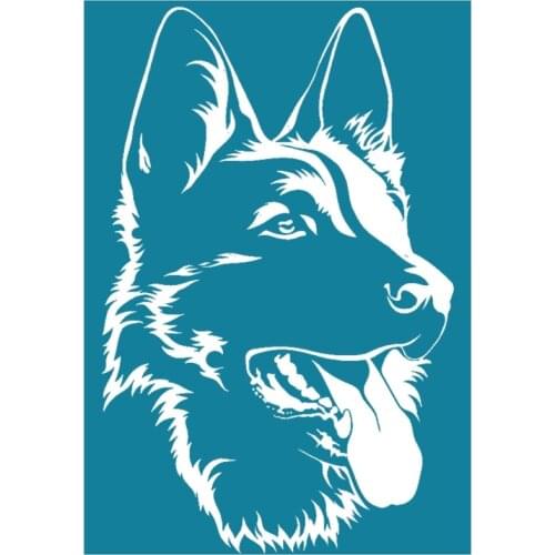 Labrador Dog Self Adhesive Silk Screen Printing Stencil Mesh Transfers for DIY T-Shirt Pillow Textile Painting Y1QB