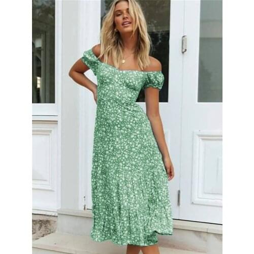 Летние платья с открытыми плечами Sannian China At AliExpress