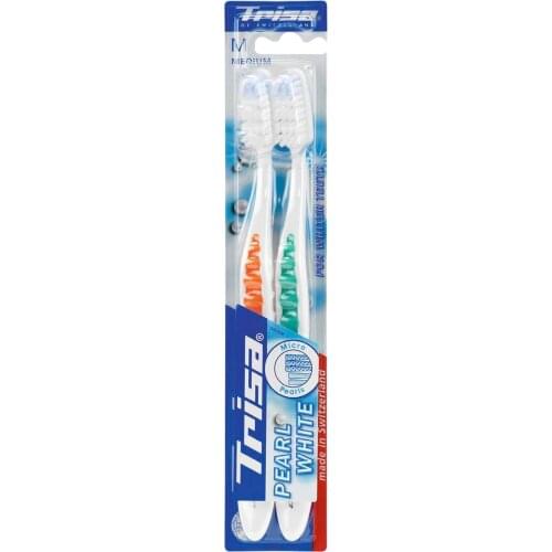Trisa Pearl White 2'li Toothbrush Medium 202740315