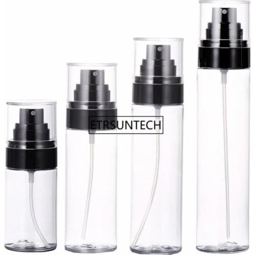 100pcs 50ml 80ml 100ml 120ml Liquid Sprayer Bottle Mist Pump Makeup Cosmetic Atomizers Spraying Portable Travel Bottle F3870