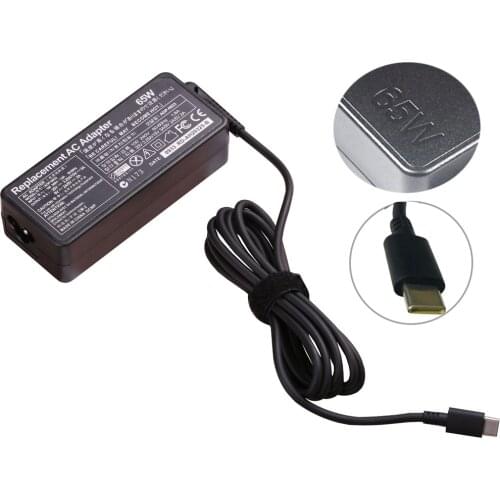 45W 65W USB Type C Laptop Adapter Charger For Asus Lenovo ThinkPad 20V 3.25A 15V 3A 9V 3A 12V 3A 5V 2A 19.5V 2.31A Power Adapter