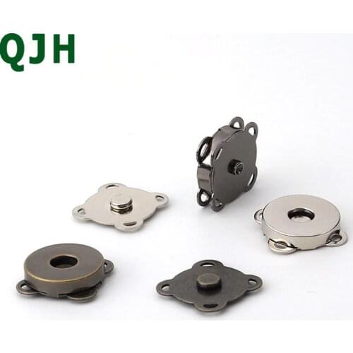 5sets/lot High Quality Magnet Invisible Snap Buttons DIY Sewing Garment Crafts For Coat&Bag Accessories 3 Colors 11mm/15mm/19mm