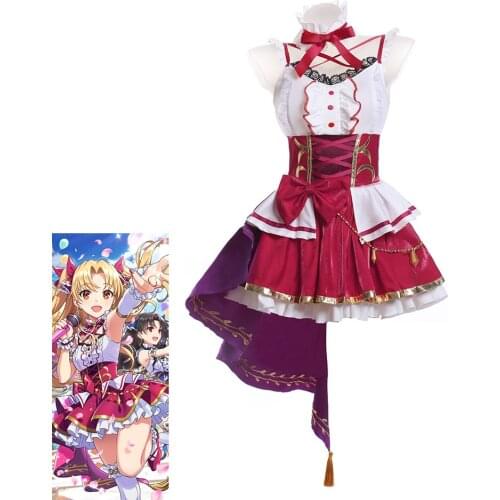 Anime Fate Grand Order Ereshkigal Flowers And Sunshine SJ Dress Party Uniform Cosplay Costume Halloween Women Free Shipping 2021