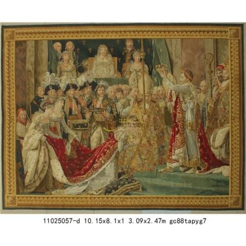 Gold tapestry gobelin tapestry handmade printed tapestry kits asian tapestry fabric tapestry Coronation ceremony