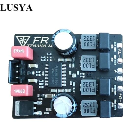 Lusya TPA3128 Amplifier Audio Board 2*30W Class D 2.0 Power Amplificador Audio Speaker Home T0588