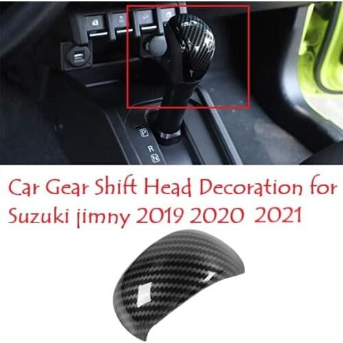 Car Gear Shift Head Decoration shift knob cover Trim Accessories Interior Moulding for Suzuki jimny 2019 2020 2021