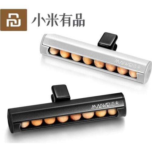 Youpin Maiwei Car Holder Incense Ball Natural Sandalwood Sachets Aromatic Wardrobe Aromatherapy Ball For Air Purifier