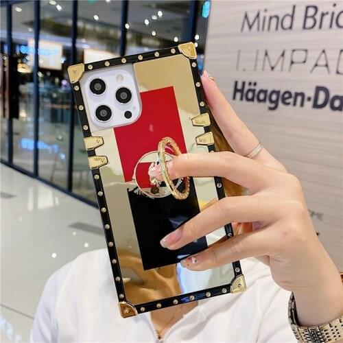 For Samsung Gift S20Fe A71 A51 M31 A91 A81M60S M30S M21 A750 A72018 M20 J2 J4 J6 Prime Core Lanyard Mirro Luxury Gift Phone Case