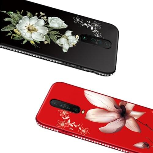 Bling Crystal Flower Cover For Xiaomi Mi 10 Lite 9 SE 9T A3 A2 Redmi K30 8A 7A 6A S2 Go Note 8 7 6 Pro Soft Case