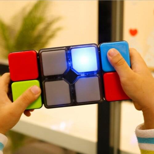 Electronic Memory Magic Cube Creative Musical LED Light Drum Innovative Educational Puzzle Toys Stress Relieve For Children Gift