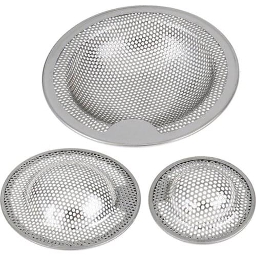Stainless Steel Sink Filter Easy-to-Lift Kitchen Sink Mesh Drain Outlets For Kitchen Toilet Bathtubs Sinks kitchen Accessories