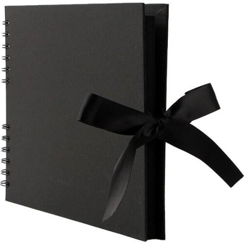 46x11.42 DIY coil photo album bow ribbon handmade creative scrapbook photo album wedding photo album ALBUM