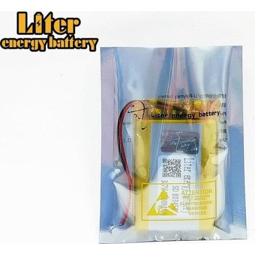 3.7V 1500mAh 803450 Lithium Polymer LiPo Rechargeable Battery li ion cells With PCB For Mini Fan MP4 MP5 GPS Toy PDA Headset