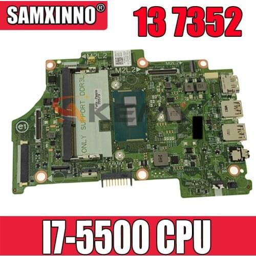 100% working for dell inspiron 13 7352 7348 7558 motherboard 08H90T 13321-1 with I7-5500 cpu built in board tested ok