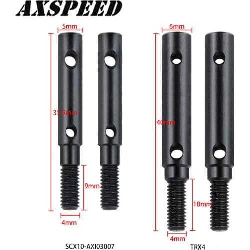 RC Car Metal Portal Stub Axle Drive Shaft Outer Cover for 1:10 Axial SCX10 III AXI03007 TRX4 RC Crawler Upgrade Parts