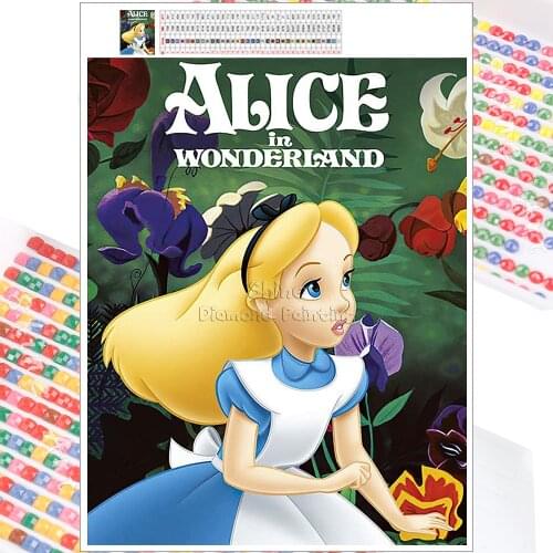 DIY Diamond Painting Embroidery Kit Fantasy Wonderland Princess Cartoon Mosaic Disney 5D Full Square Round Christmas Home