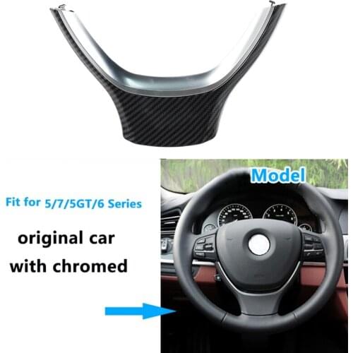 Car Steering Wheel Lower Cover Trim Replacement For-BMW 5 6 7 GT Series F10 F11 F18 F07 F01 F02 32336787441 32336787442