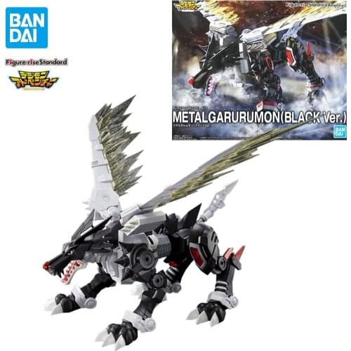 NEW Original Bandai model PB limited Figure Digimon Metalgarurumon black ver. Dark Steel Garuru Model Assemblage Speelgoed