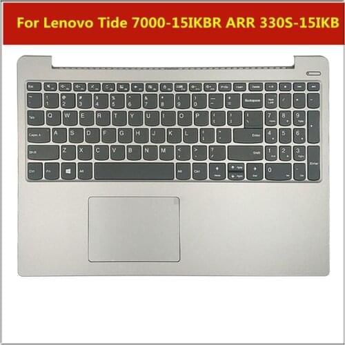 New original For Lenovo Tide 7000-15IKBR ARR 330S-15IKB notebook keyboard replacement C shell host upper cover silver