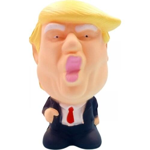 Novelty Pressure Relief Toys Donald Trump Squeeze Ball Funny Pressure Relief Kid Doll PU Squishy Creative Decompression Toy 2021