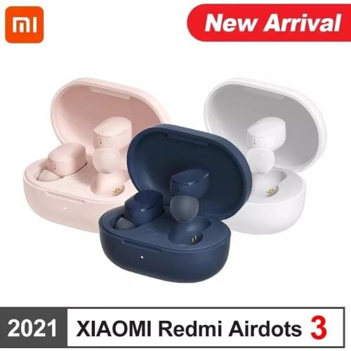 Original Xiaomi Redmi AirDots 3 Wireless Bluetooth 5.2 Fast Charging Earphone Stereo Bass With Mic Waterproof Noise reduction
