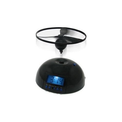TT Creative Flying Alarm Clock Lazy Flying Clock Personalized Decompression Funny Desk Bedside Mute