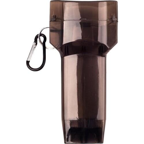 Portable Durable Plastic Transparent Dart Storage Box with Clip Hook Black For Darts Professional Game Dart Accessories Tool Box