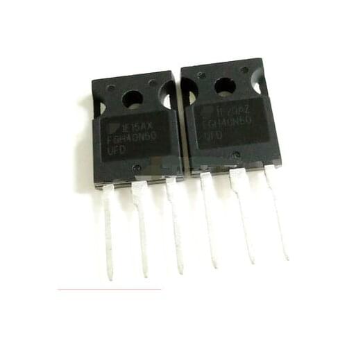 Qixinruite 10PCS/LOT 100% new imported original FGH40N60UFD FGH40N60 TO-247 IGBT triode electric welding machine 40A600V