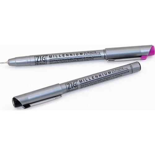 ZIG Needle Point Pen Kuretake Brsuh Pen Millennium Graphic Liner Japan