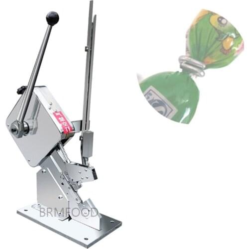 Manual Buckle Machine Pneumatic Sausage And Ham Tying Machine Button Sealing Machine Round Button Buckle Ma