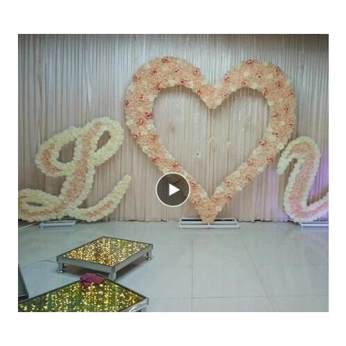 Wedding arch Heart, Heart shaped wedding arch ,white metal wedding arch Heart form, wedding decor, backdrop Ceremony floral arch