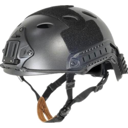 TACTICAL FAST Helmet PJ TYPE sports protective helmet black DE FG cycling Helmet ABS material M L