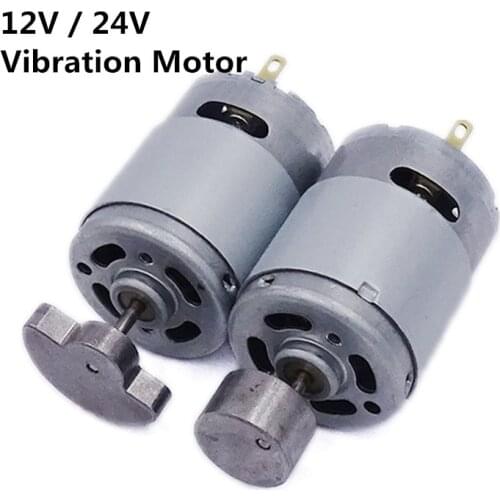 Hugwit 1pcs RF385 Single Head Vibrating Motor 4000rpm Massage Vibration Motor 8000rpm Massage Chair Mini DC Vibrator 6V/12V/24V