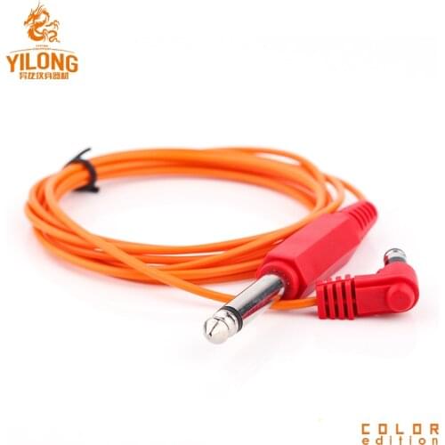 YILONG Top Quality New Copper DC/Magnet Tattoo Clip Cord Soft Silicone Supply Red Optional