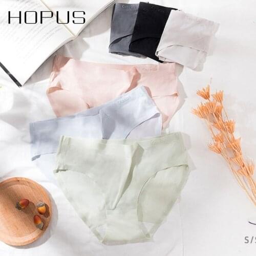 Womans Panties Ice Silk Breathable Women Underwear Female Briefs Elasticity Comfortable Seamless Sexy Panties Womens Underpats