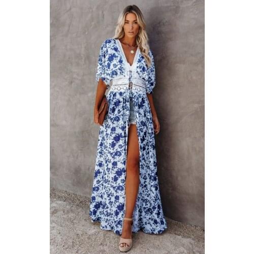 New Women Mid-Sleeve V-Neck Cardigan Casual High-Waisted Hollow Clothing GirlS Loose Contrast Color Jacket Casual