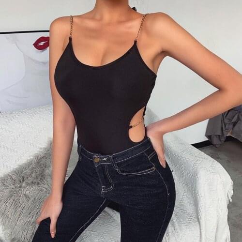 2021 New Summer Women Jumpsuit Traf Bodysuit Womens Overalls Female Jumpsuits Rompers Ropa Mujer Sexy Sleeveless Bodycon Skinny
