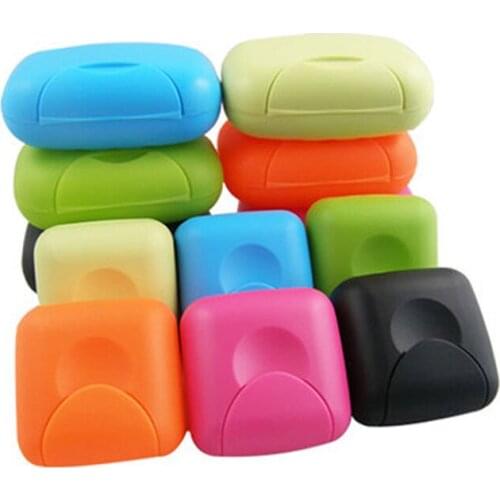 1PC Travel Soap Box Seven Colors Waterproof Leak Proof Easy To Carry Bathroom Storage Sealed Box Portable Soap Dish With Lock