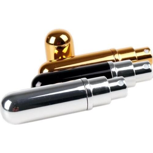 10ml Fillable Portable Mini Perfume Bottle Traveler Aluminum Spray Atomizer Empty Pots F20171595