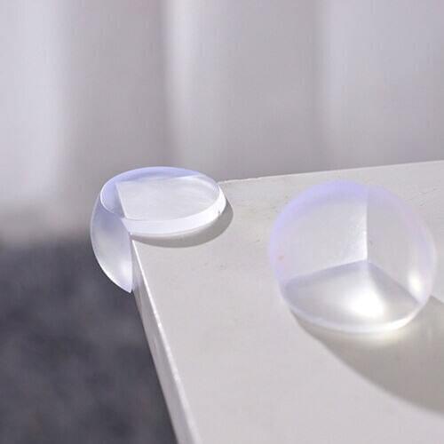 10x Child Baby Safe silicone Protector Table Corner Edge Protection Cover happy