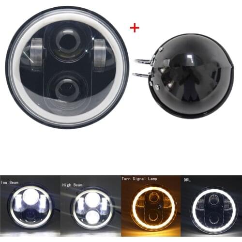 5-3/4 Inch LED Headlight Mounting Ring Adapter Accessories 5.75" Motorcycle Headlamp Housing